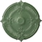 Ekena Millwork Attica Acanthus Leaf Ceiling Medallion (Canopies up to 3 1/4"), 30 1/8"OD x 1 1/2"P, Athenian Green CM30ATAGF - alternate 1